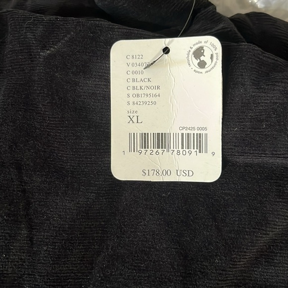 Free People We The Free Jayde Cord Flare Jumpsuit Black M and XL NEW WITH TAGS - Picture 13 of 13